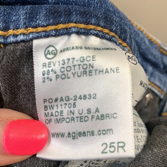 AG Adriano Goldschmied The Stevie Ankle Slim Straight Ankle Jeans - Picture 4 of 5